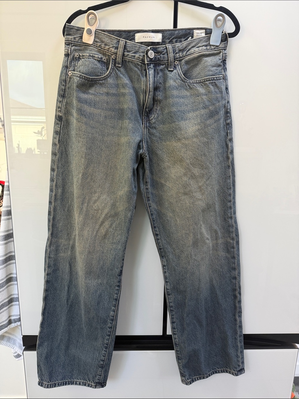 PacSun Men’s Faded Blue Relaxed Jeans